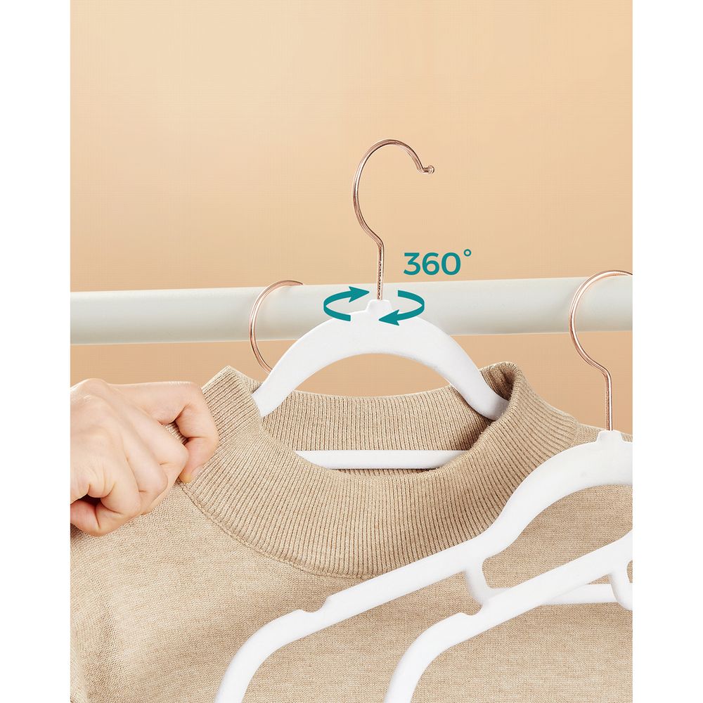 Article De Vacances! Zanvin Cintres Pour Vêtements De Placard, Lot De 30 Cintres En Velours Antidérapants Pour Enfants Pour Vestes, Pantalons Et Vêtements De Cérémonie, Cintres Pour Manteaux