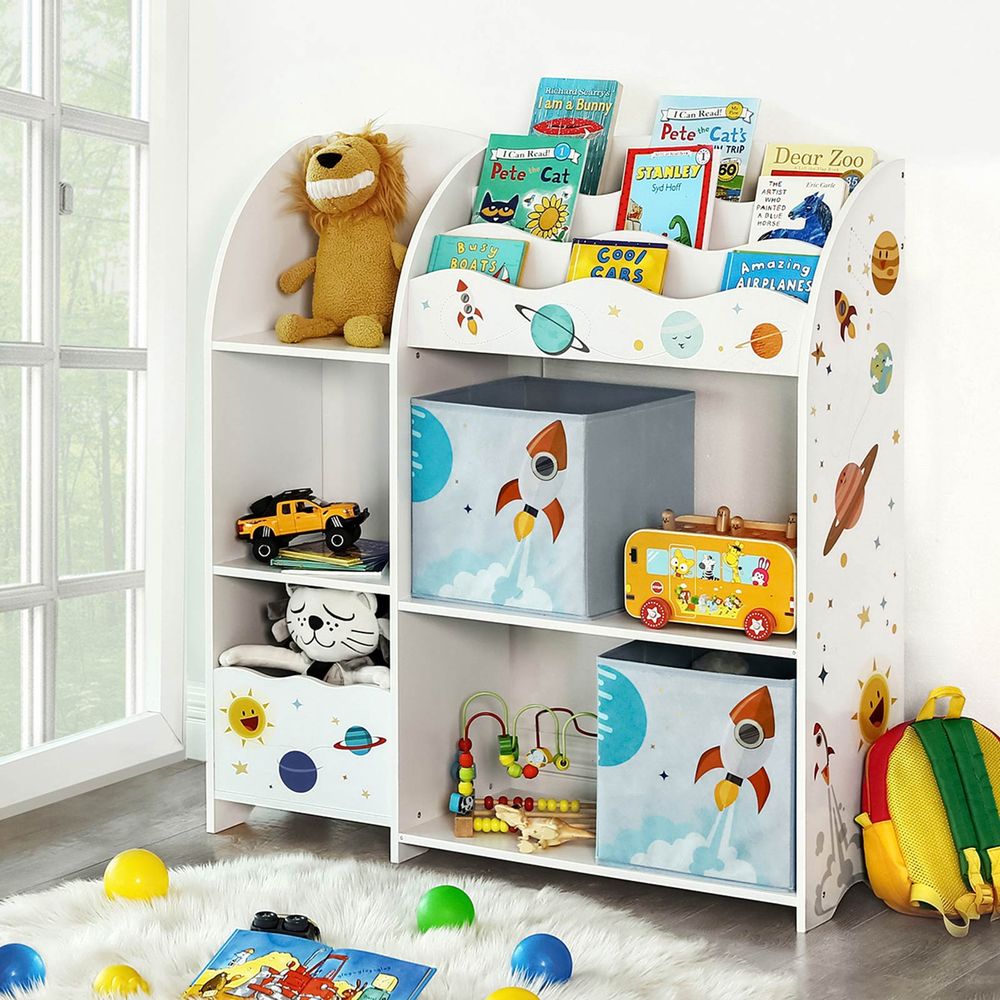 SONGMICS étagère pour jouets, meuble de rangement pour enfant