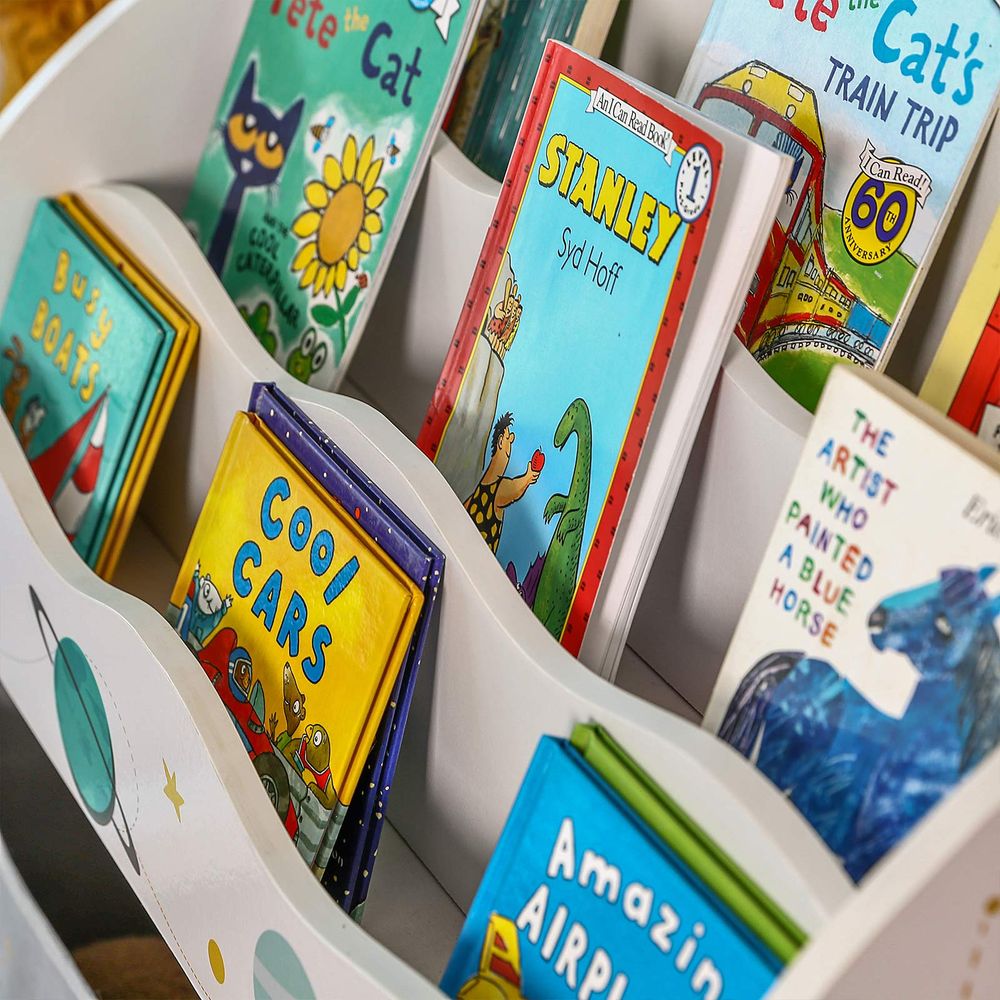 Acheter en ligne SONGMICS Étagère à livres pour enfants (93 x 100 x 15.5  cm) à bons prix et en toute sécurité 