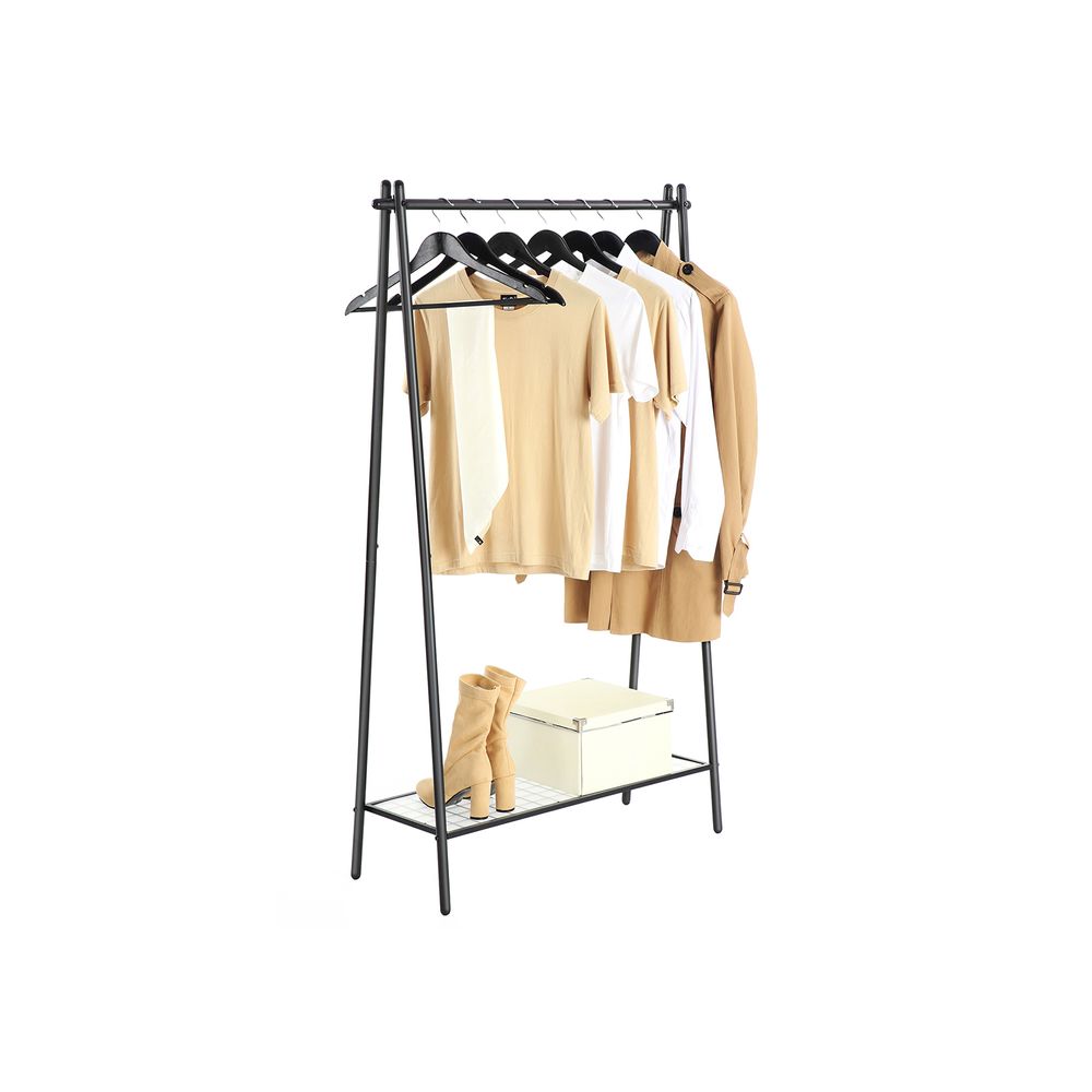 Porte-vêtements, 88x44x154cm, Fer/tissu/plastique Classique - Songmics