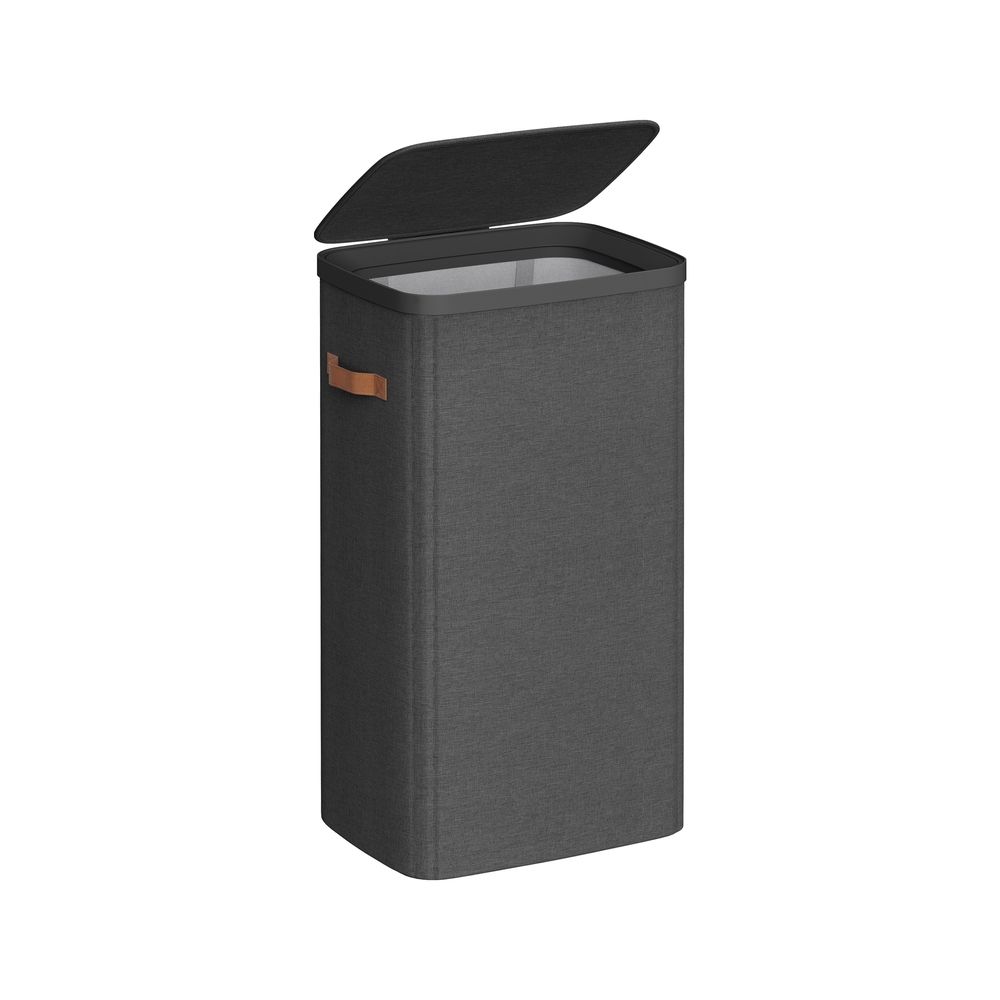 SONGMICS Panier à Linge Avec Couvercle, 160L, Corbeille