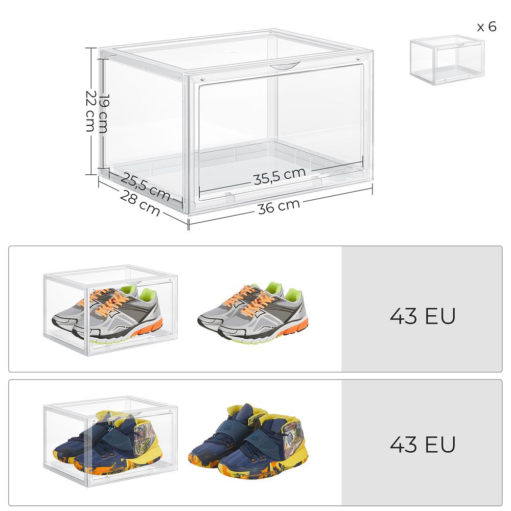 Boîte à chaussures en plastique - LSP06CW SONGMI…