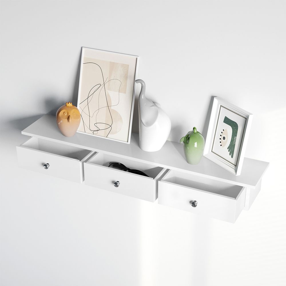 LXHONG 1 Étagère Murale Flottante en Métal. avec Éclairage LED Intégré pour  La Salle De Bain