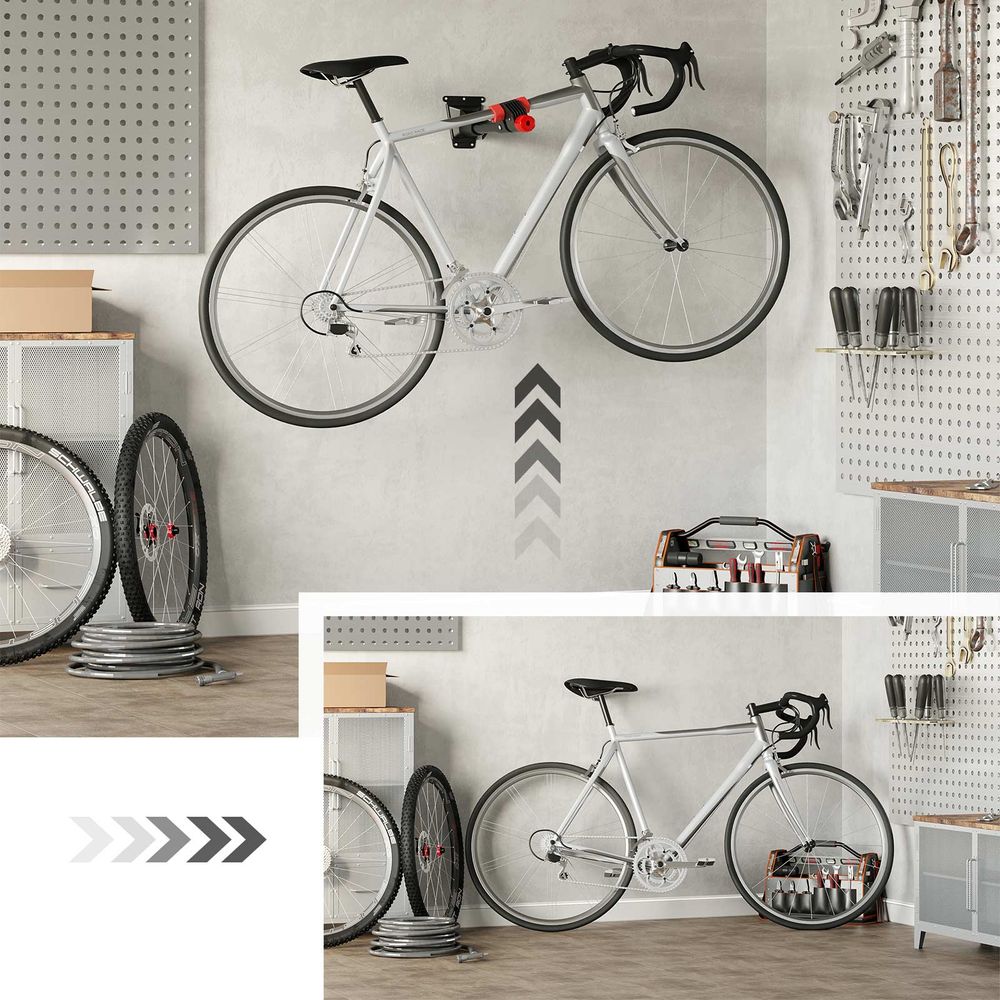 Vélo Support Mural Monture Pour Support Max 18 Kg Capacité Garage