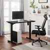 Bureau électrique 120 cm noir