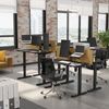 Bureau électrique 120 cm noir