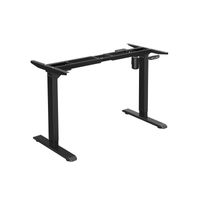 Support de bureau électrique noir