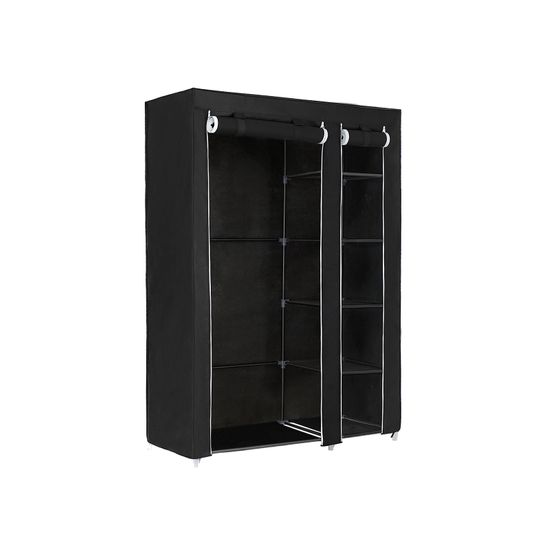 Armoire vêtements toile noir