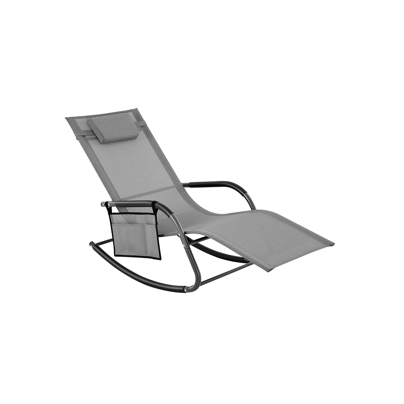 SONGMICS Fauteuil à Bascule, Chaise basculante, Chaise Longue, Bain de