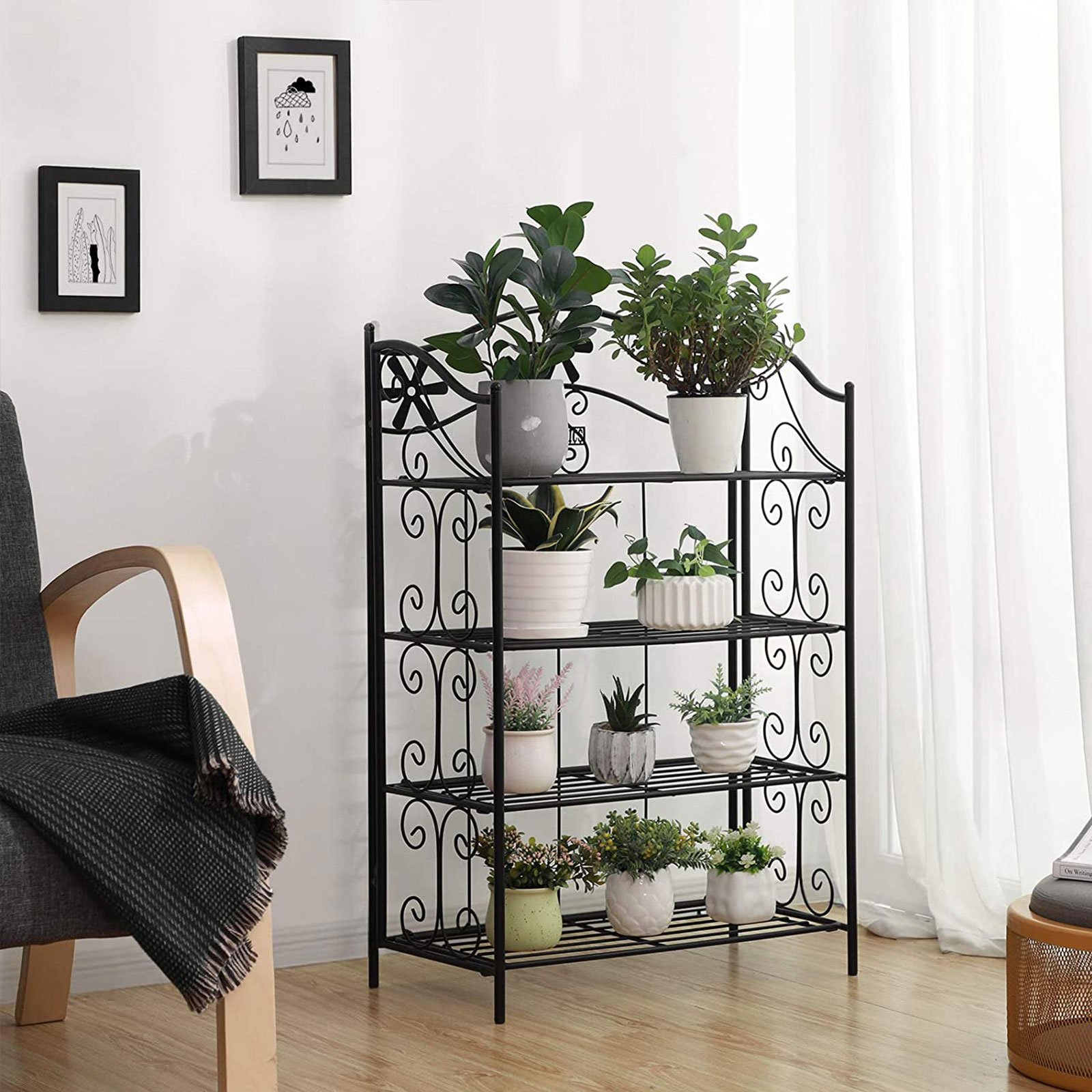 Étagère à plantes en Fer | SONGMICS