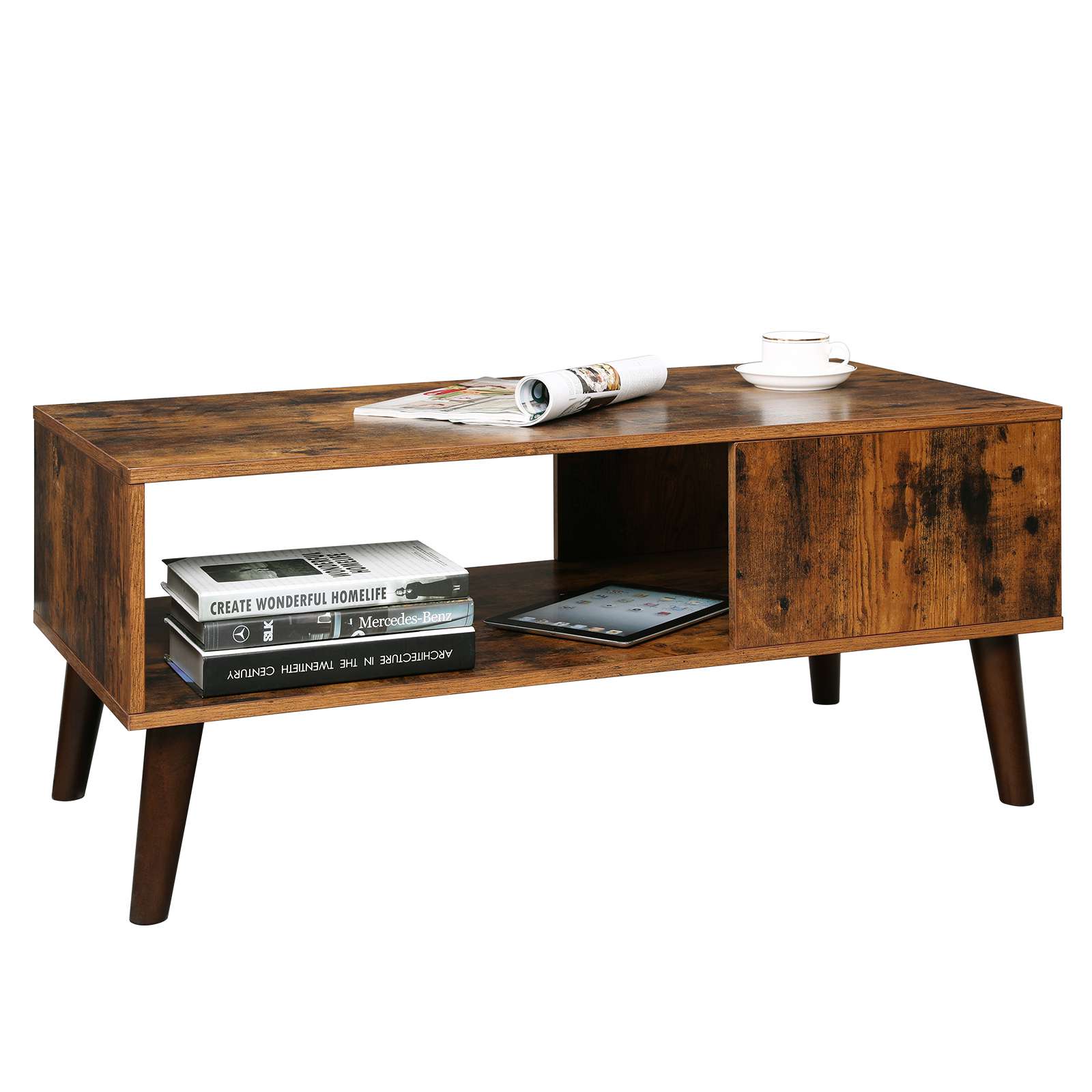 Table basse ouverte industriel Tables basses VASAGLE par SONGMICS