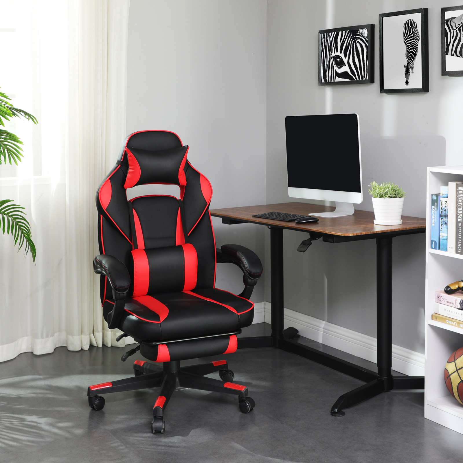 Songmics Fauteuil Gamer Chaise Gaming Si Ge De Bureau R Glable Avec