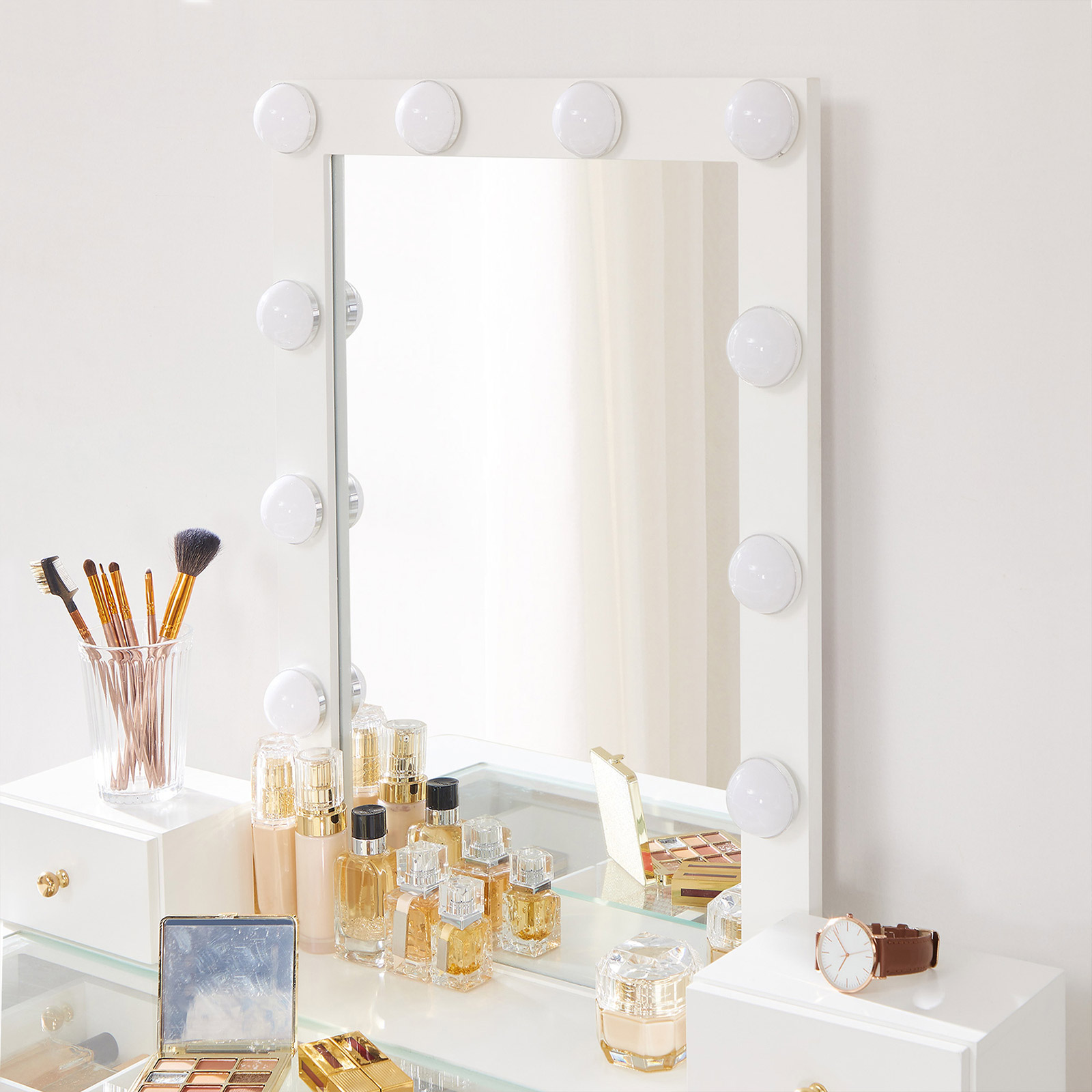 Coiffeuse Miroir LED | VASAGLE