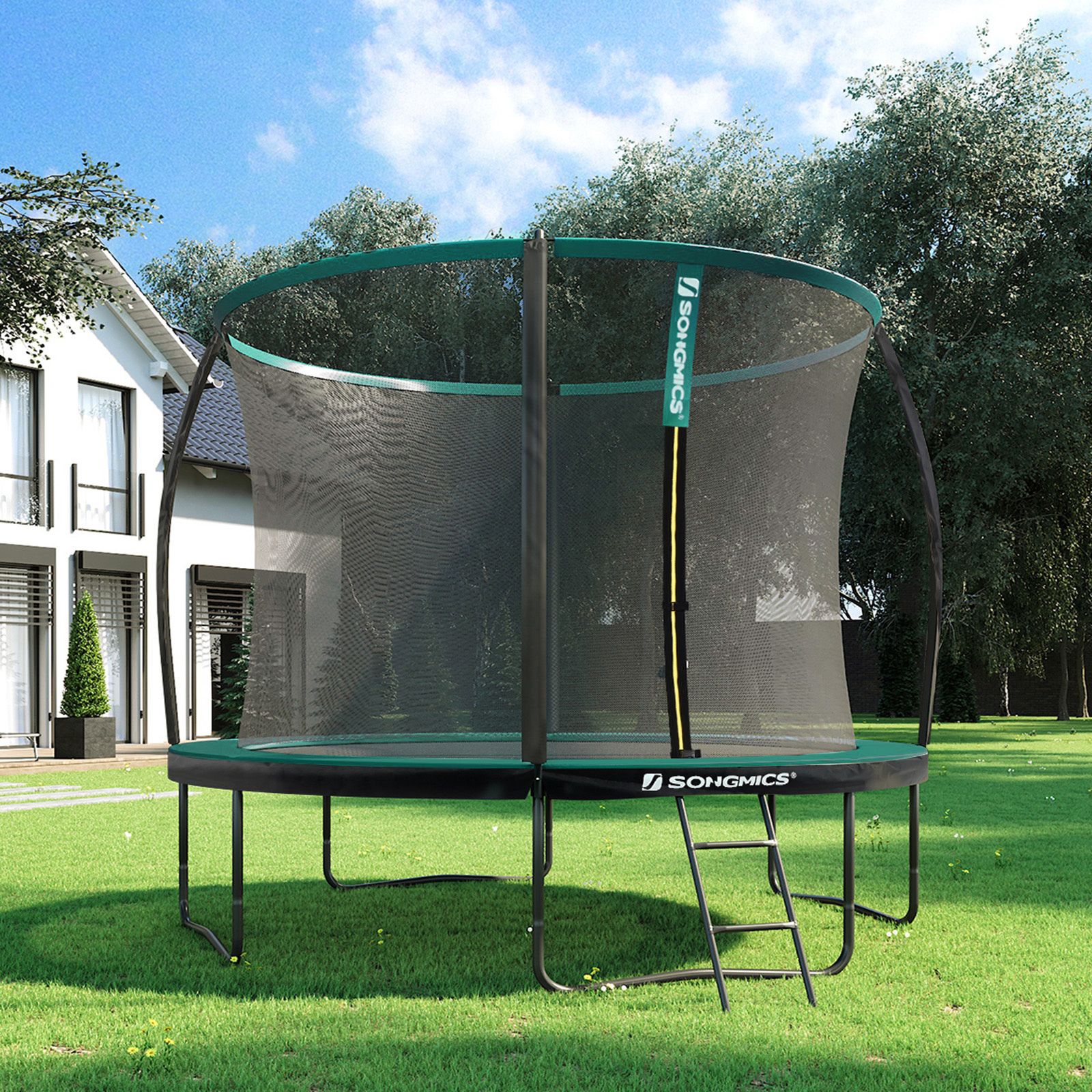 Trampoline Ø305 cm vert SONGMICS