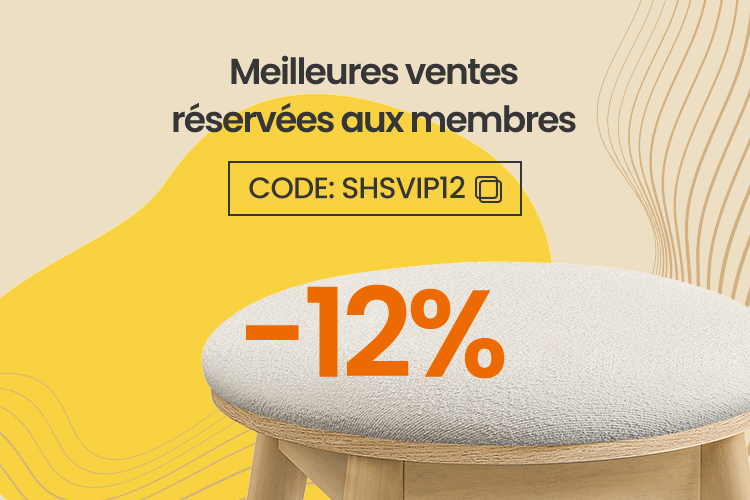 Offre spéciale pour nos membres | 12% de remise