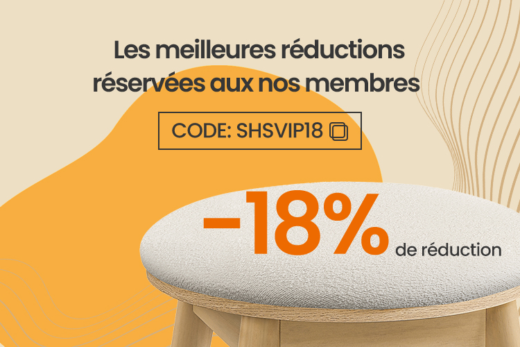 Offre spéciale pour nos membres | 18% de remise