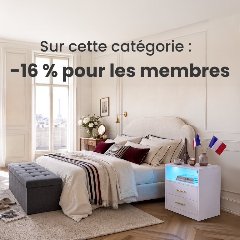 16% off Offre spéciale pour nos membres | 16% de remise
