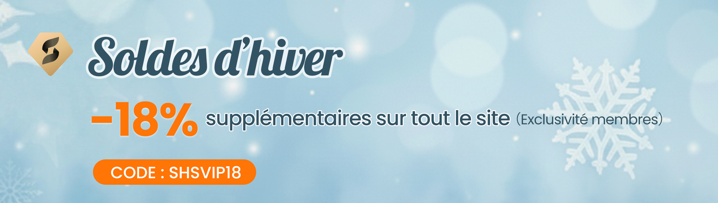 Offre spéciale pour nos membres | 12% de remise